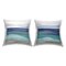 Stupell Industries Modern Beach Scene 2pc Outdoor Pillow Set, 18 x 7 x 18
